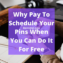 Why pay to schedule your pins when you can do it for free
