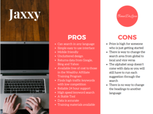 jaaxy pros and cons